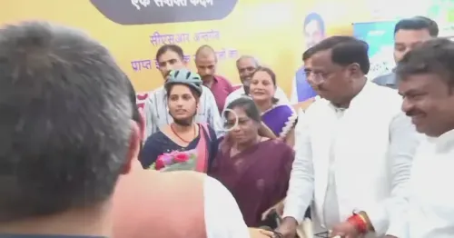 CM Mohan Yadav Distributes Free E-Cycles to Women Workers in Ujjain