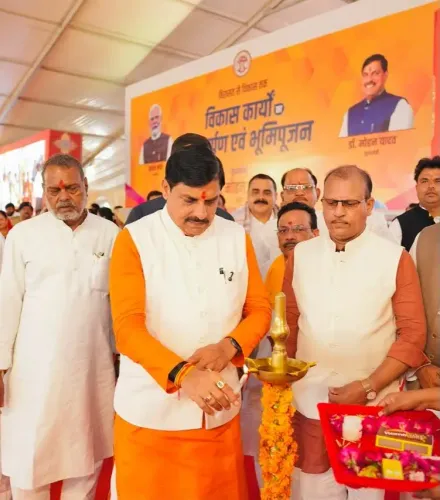 CM Mohan Yadav Inaugurates 44 Projects Worth Crores in Niwari