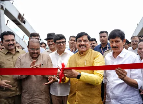 CM Mohan Yadav Inaugurates Lavkush Chowraha Flyover Lane in Indore