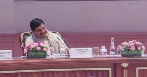 CM Mohan Yadav Joins Bharat Tex 2026 at Bharat Mandapam