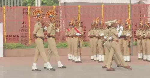 CM Mohan Yadav leads Police Smriti Divas parade in Bhopal