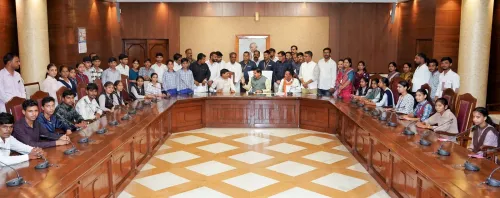 CM Mohan Yadav Meets Agar-Malwa Students at MP Vidhan Sabha
