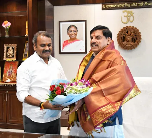 CM Mohan Yadav Meets Union Minister Murugan on MP Development