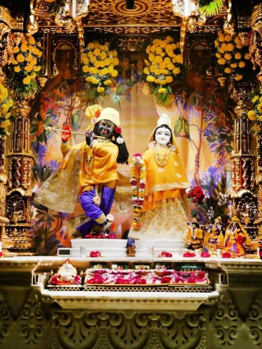 CM Mohan Yadav Offers Devotional Prayer at ISKCON Bhopal