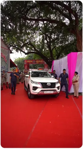 CM Mohan Yadav Performs Shastra Pujan at Indore Police Lines
