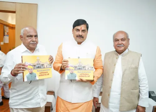 CM Mohan Yadav releases book on MP Assembly's 2-year record