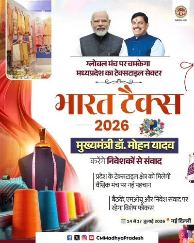 CM Mohan Yadav to pitch MP textiles at Bharat Tex 2026