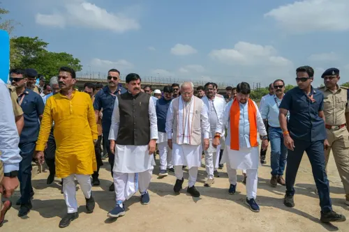 CM Mohan Yadav, Union Min Khattar inspect Simhastha-2028 works at Ujjain