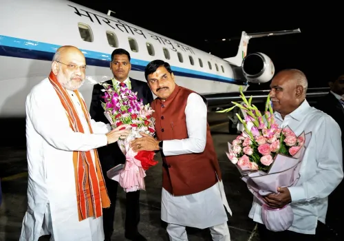 CM Mohan Yadav Welcomes Amit Shah to Bhopal