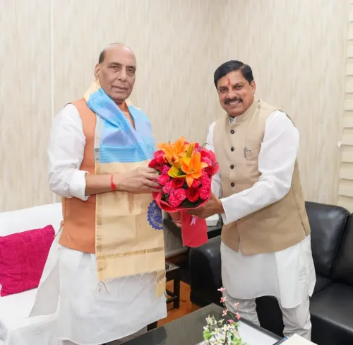 CM Mohan Yadav Wishes Rajnath Singh on Birthday