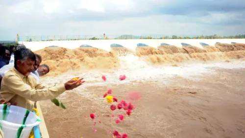 CM Naidu: 500 TMC Pattiseema Waters Bring Prosperity to Krishna Delta