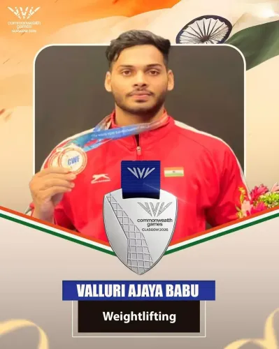 CM Naidu Hails Ajaya Babu's CWG 2026 Silver in Weightlifting