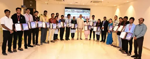 CM Naidu meets AP's 18 quantum skilling toppers from IIT-M