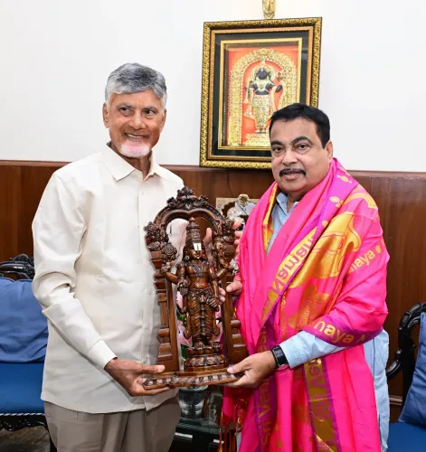 CM Naidu Meets Gadkari, Goyal to Push AP's Big Infrastructure Asks