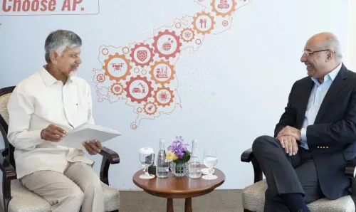 CM Naidu Meets Google Cloud APAC Chief in Singapore