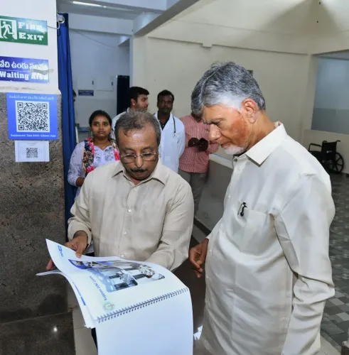 CM Naidu Shares Visual Update on X
