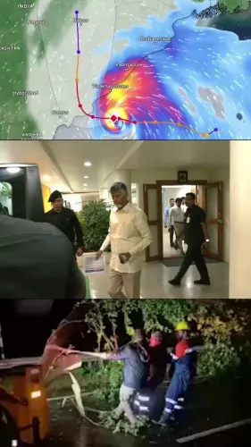 CM Naidu Vows to Protect Lives as Cyclone Arnab Hits AP