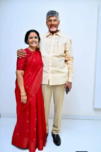 CM Naidu Wishes Wife Bhuvaneswari on Her Birthday