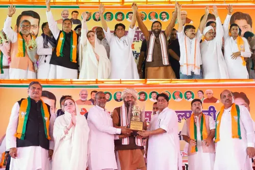 CM Nayab Saini Addresses Vikas Sankalp Rally in Mewat