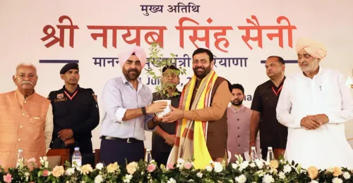 CM Nayab Saini Attends Utkarsh Event at Yamunanagar College