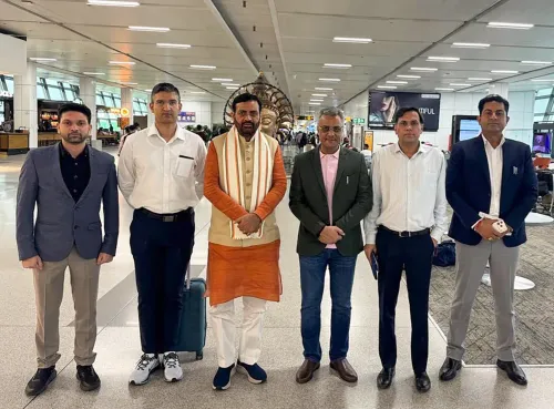 CM Nayab Saini flies to Sweden on 4-day investment drive