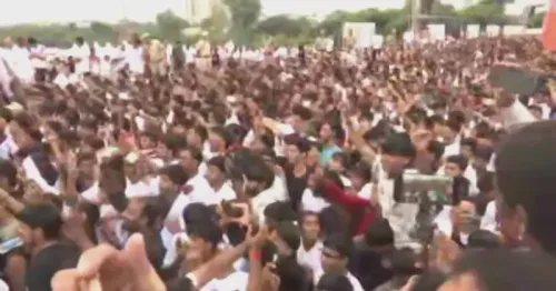 CM Nayab Saini Goes LIVE at Namo Marathon in Faridabad