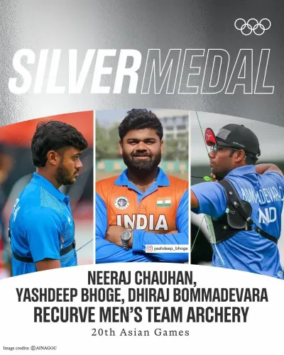 CM Nayab Saini Hails India's Asian Games 2026 Archery Silver