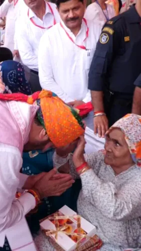 CM Nayab Saini honours martyrs' families on Independence Day
