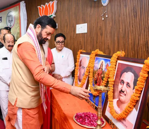 CM Nayab Saini Joins BJP's Partition Horrors Day Meet in Gurugram