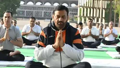 CM Nayab Saini joins Yoga Protocol Training ahead of Yoga Day 2026