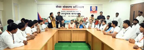 CM Nayab Saini Meets Yuva Morcha Bikers at Panchkula Tribute Event