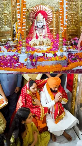 CM Nayab Saini Offers Navratri Prayers for Haryana