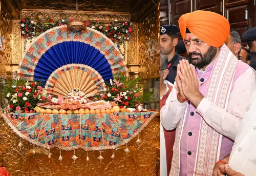 CM Nayab Saini Offers Prayers at Mata Bhadrakali Temple in Punjab