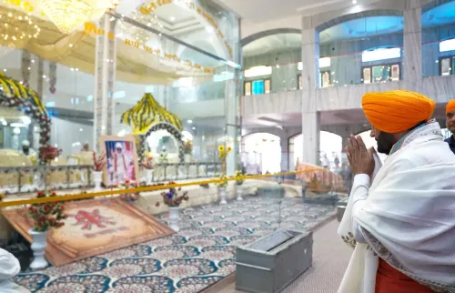 CM Nayab Saini Offers Prayers at Patiala Gurdwara