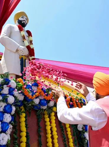 CM Nayab Saini Pays Tribute to Shaheed Udham Singh in Sanour