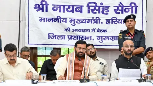CM Nayab Saini Reviews Grievances at Gurugram District Meet
