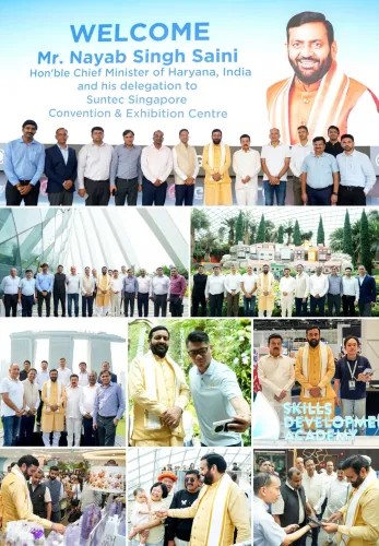 CM Nayab Saini Shares Glimpses From Singapore Visit Day 1