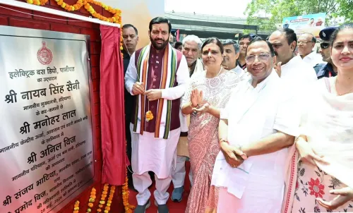 CM Nayab Saini Shares Images on X