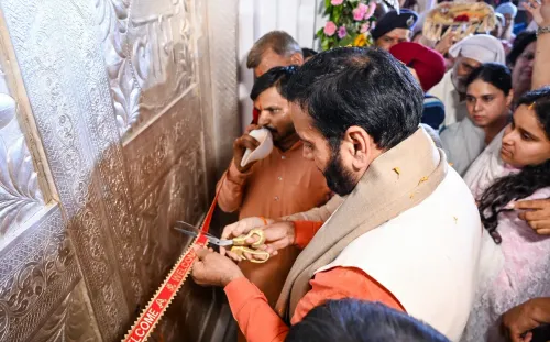 CM Nayab Saini Visits Baba Mohan Das Ashram in Jalandhar