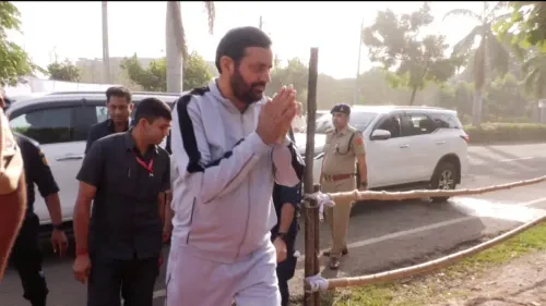CM Nayab Saini visits HSSC police recruitment drive in Panchkula