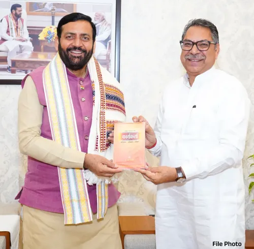 CM Nayab Saini Wishes BJP's Dr Satish Poonia on Birthday