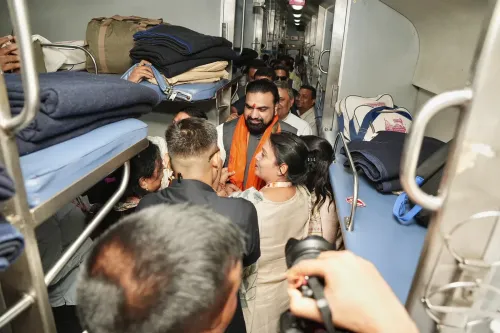 CM Nitish Kumar Boards Pilgrim Train, Reviews Travel Arrangements