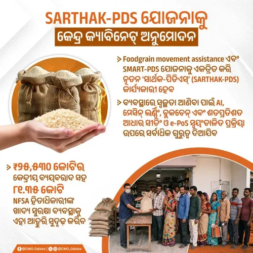 CM Odisha Hails SARTHAK-PDS Phase-2 Cabinet Nod