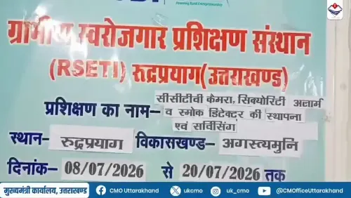 CM Office Uttarakhand: SBI RSETI Rudraprayag Launches Free CCTV Training