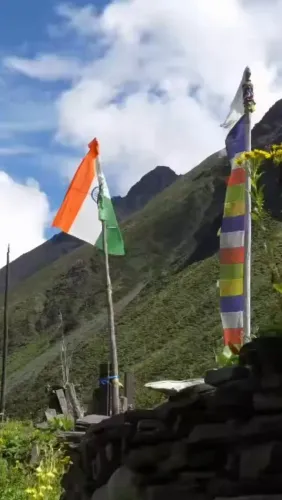 CM Pema Khandu: 300-Metre Tricolour Flies Over Mago at 14,000 Feet