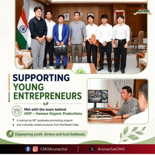 CM Pema Khandu Backs HOP's Organic Push in Northeast