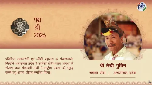 CM Pema Khandu Congratulates Techi Gubin on Padma Shri
