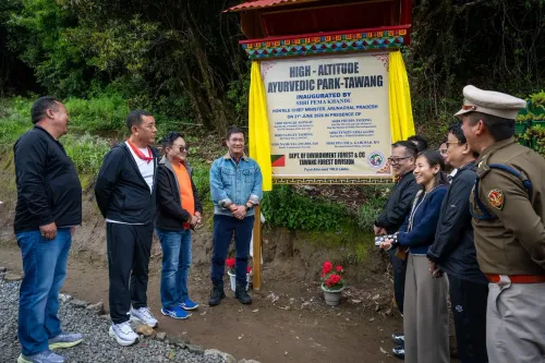 CM Pema Khandu Dedicates High Altitude Ayurvedic Park at Bomdir, Tawang