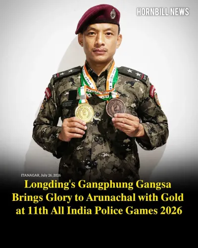 CM Pema Khandu Hails Cop's Gold at All India Police Games