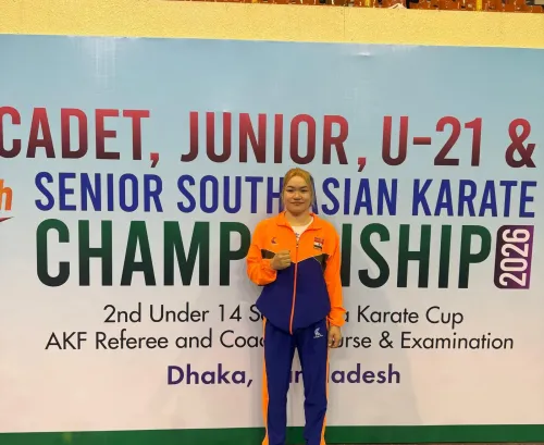 CM Pema Khandu hails Johny Mangkhya's double silver at South Asian Karate Championships
